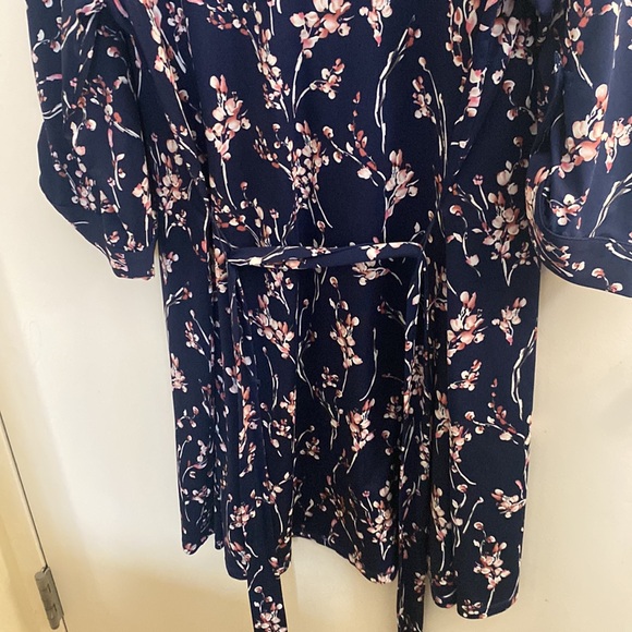 Fortune & Ivy Blue and Pink Floral Dress - Picture 7 of 7